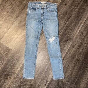Levi’s Levi Strause 711 Skinny 27” blue denim jeans